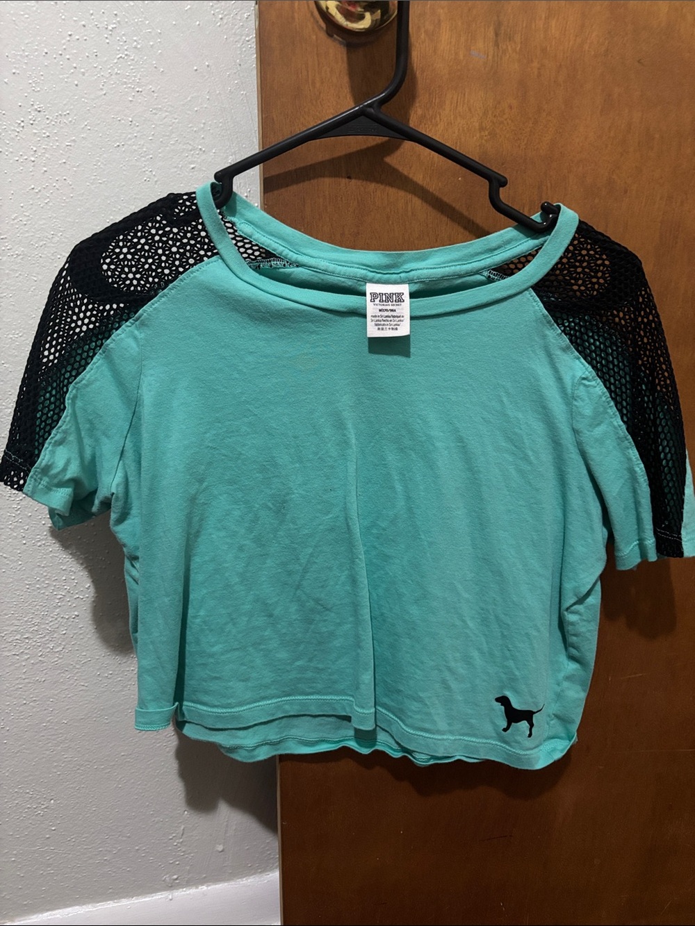 PINK crop top.